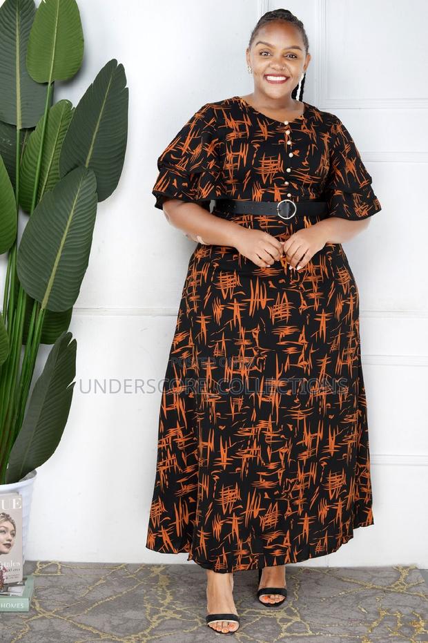 Executive Ladies Multicoloured Maxi Dress - main view