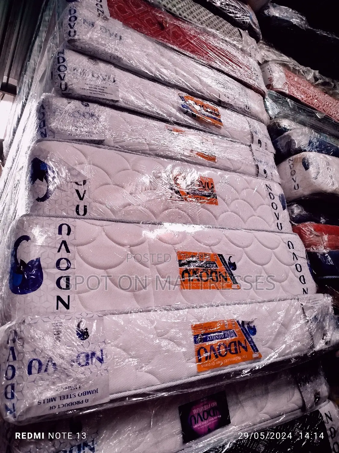 Pure White! 5by6 12inch HDQ Mattresses + Free Delivery.
