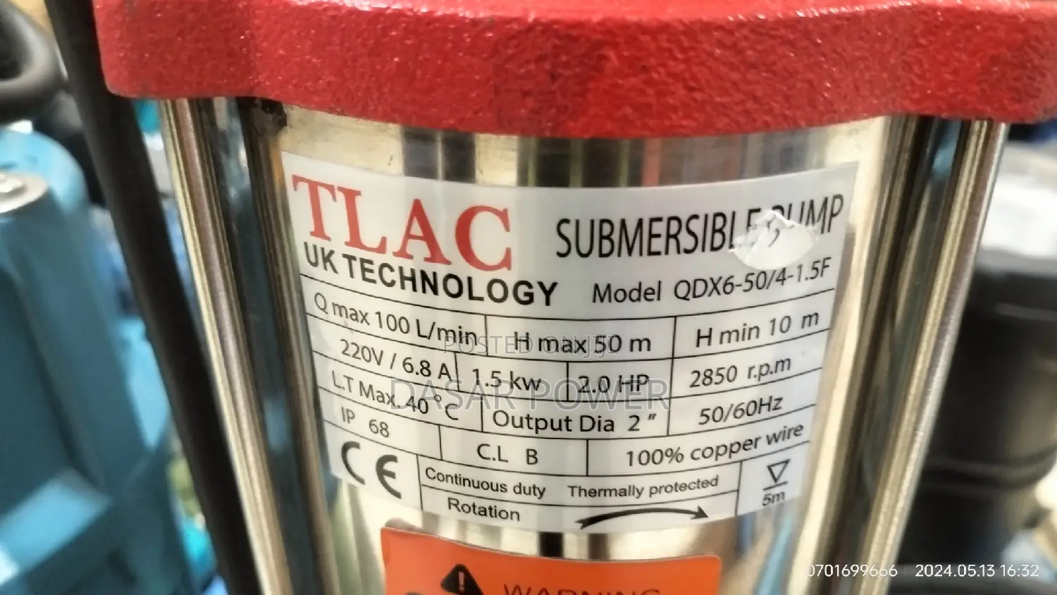 TLAC UK Submersible Ac Pump