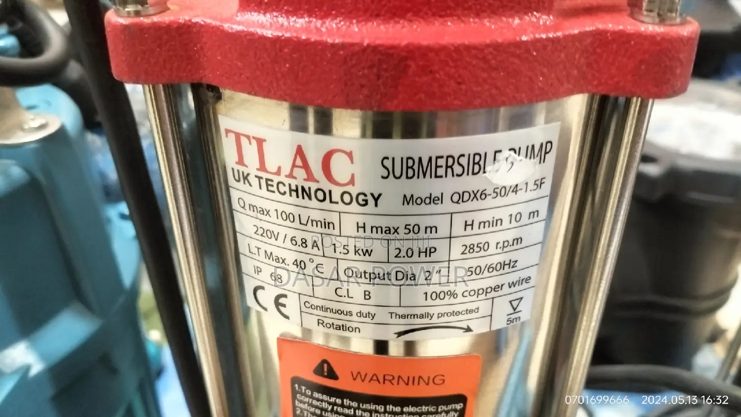 TLAC UK Submersible Ac Pump