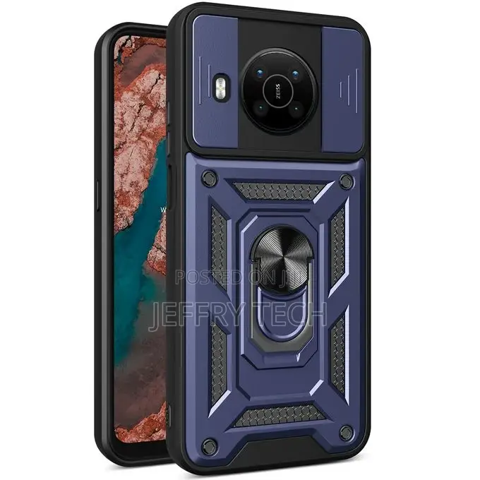 Nokia X20 Case, Rugged Protection Case With Slide Camera Co