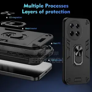 Tecno Spark 20 Pro 4 Shockproof Metal Ring Holder Phone Case