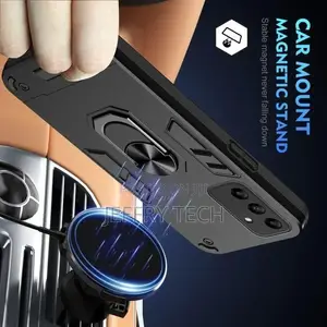 Ring Holder Phone Case for Samsung Galaxy A05s Black