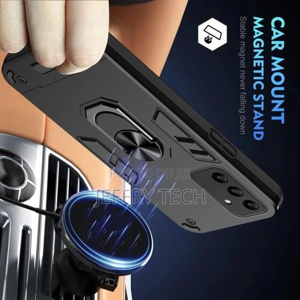 Ring Holder Phone Case for Samsung Galaxy A05s Black - main view