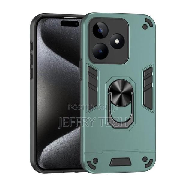 Green Ring Holder Phone Case for Realme C53