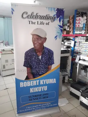 Burial Roll Up Banner Printing
