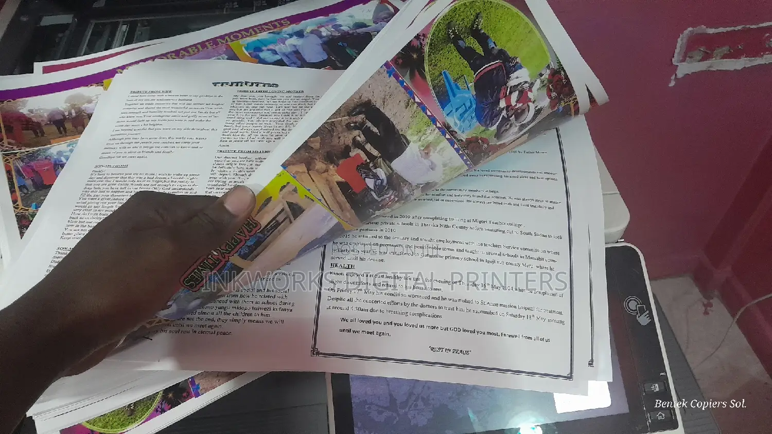 Eulogy Program Printing