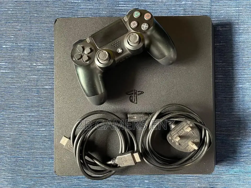 Play Station 4 Slim, Home Used, Slightly
