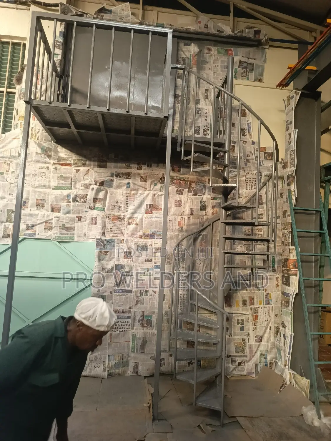 Spiral Access Ladder