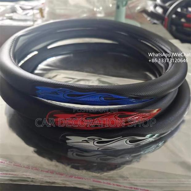 Choose 2pcs Leather Steering Wheel Cover at 1000