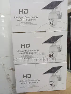 Ubox PTZ 4G PTZ Solar Powered Camera -( With Solar Pane