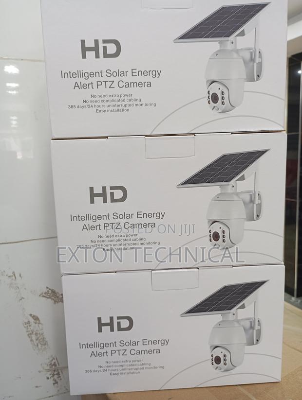 Ubox PTZ 4G PTZ Solar Powered Camera -( With Solar Pane