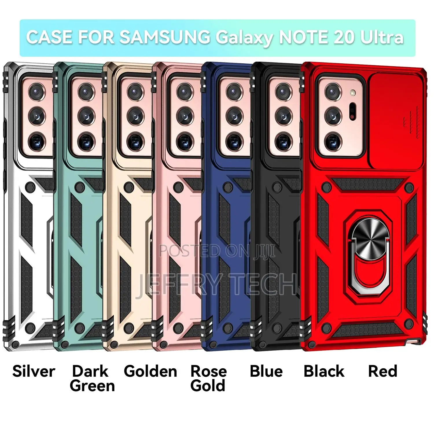 Samsung Galaxy Note20 Ultra Armor Phone Case Camera Lens Pr