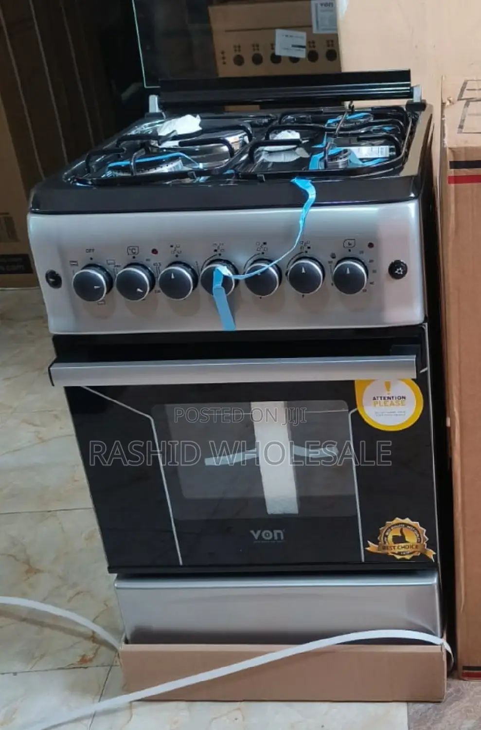 Cooker Von With Eletric Oven And Plate. 3+1
