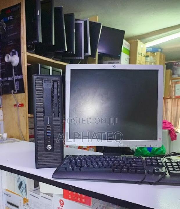 HP Prodesk Computer Core I5 4GB 500GB Cpu-Complete Desktop - main view