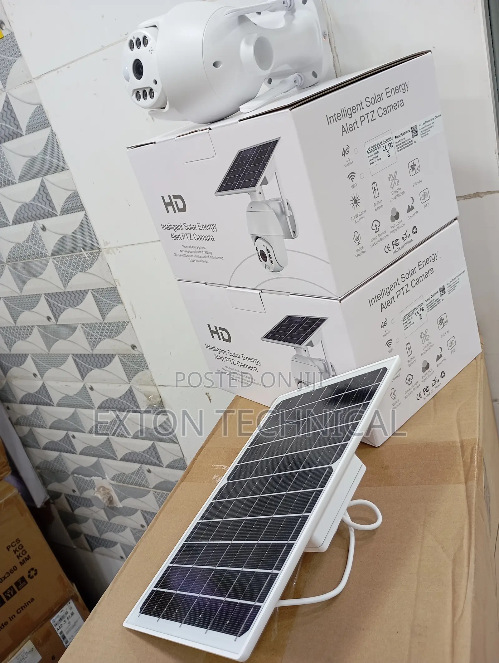 4g PTZ Wireless Outdoor Ubox Solar Camera