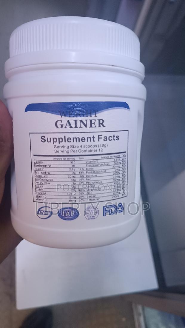 Weight Gainer and Muscle Building Supplements - main view