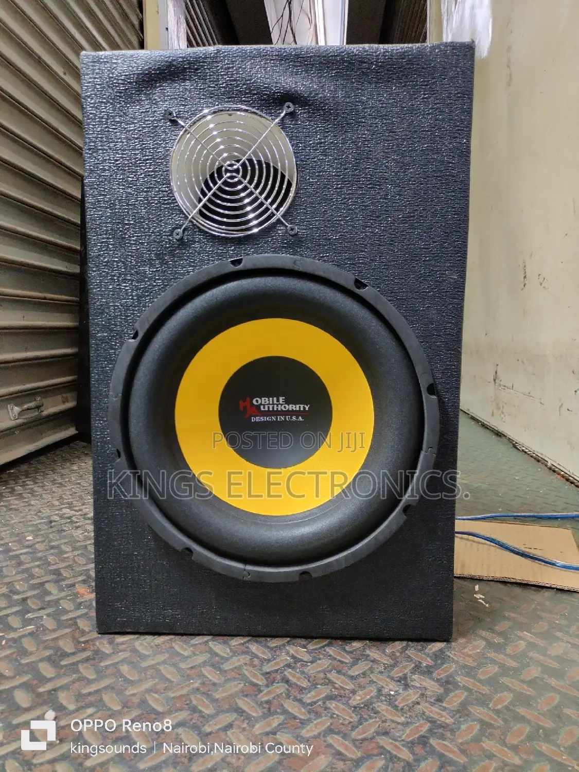 Mobile Authority Speaker 12inches 1000watts Bass Speaker