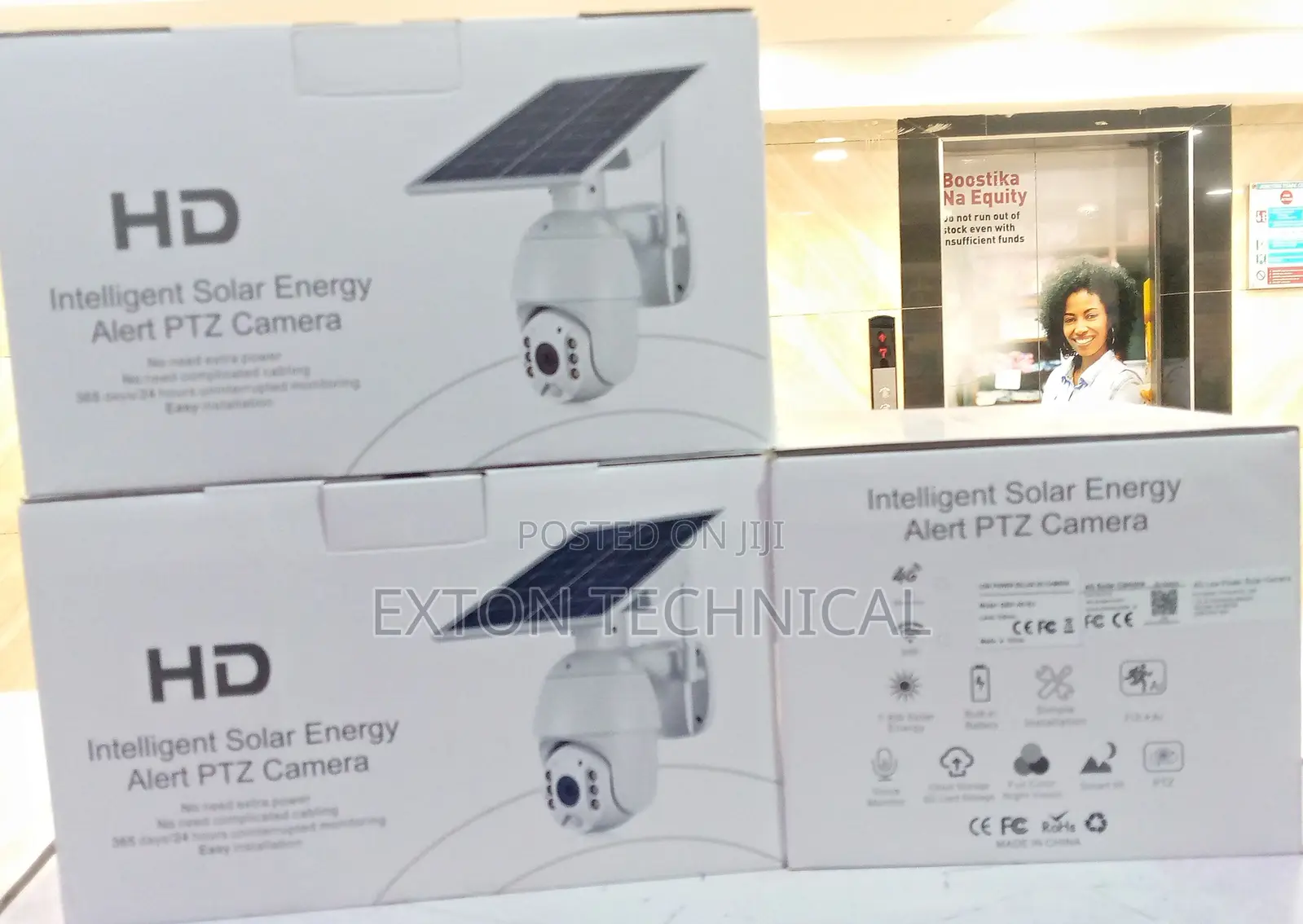 4G HD Intelligent Solar Energy Alert PTZ Camera