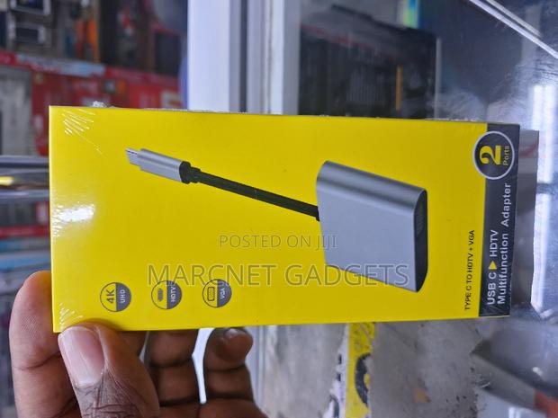 Usb Type C 2 in 1 With Hdmi and Vga Output - main view