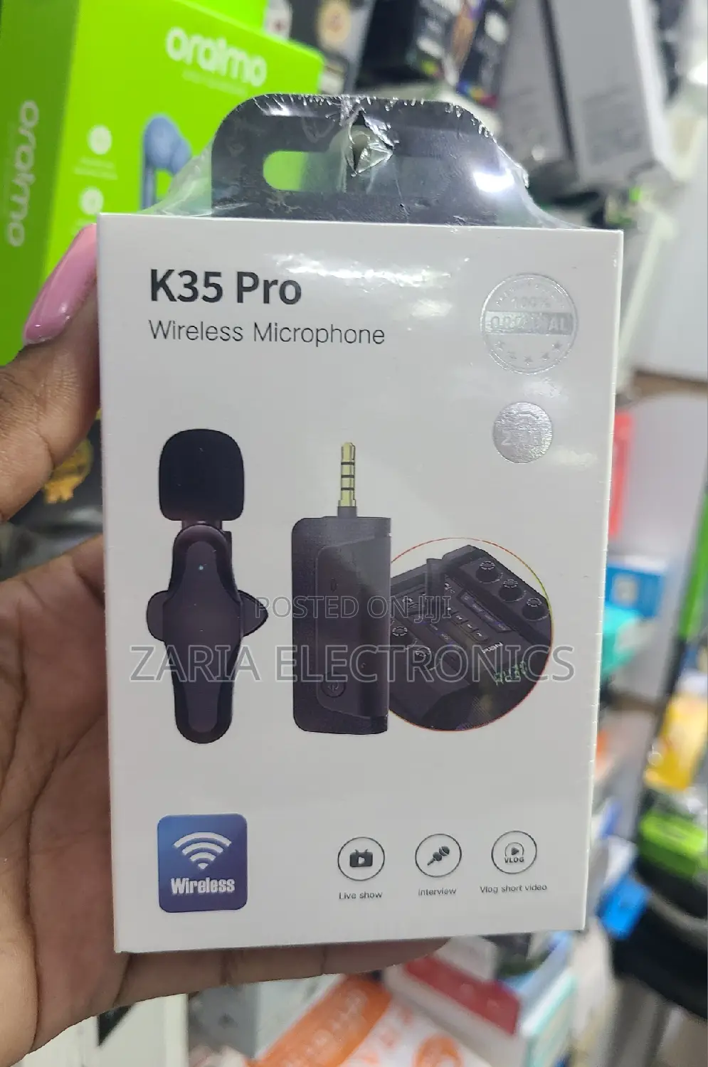  Pro Double Wireless Microphone for Jack