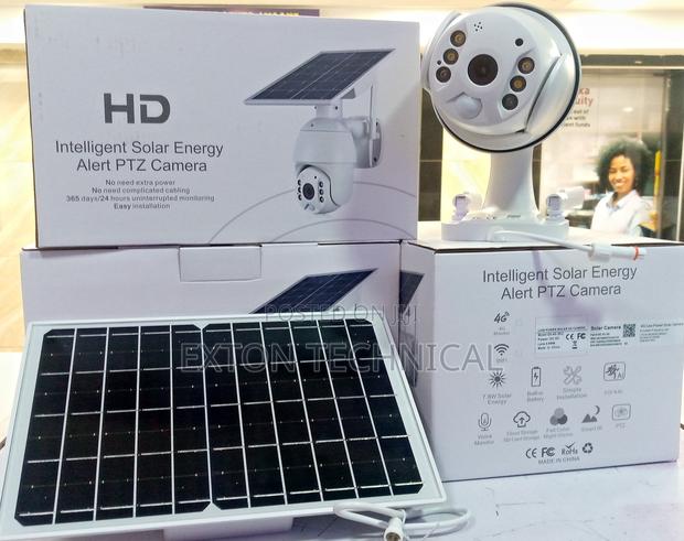 PTZ HD Intelligent Solar Energy Alert PTZ Camera - main view