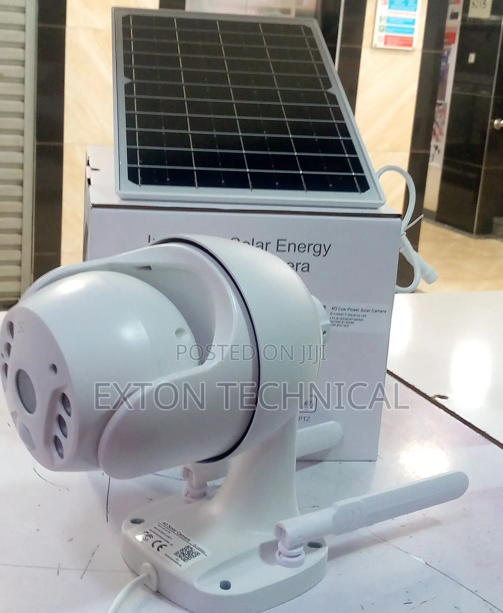 UBOX 4G Solar CCTV Camera With Sim Slot PTZ 1080p