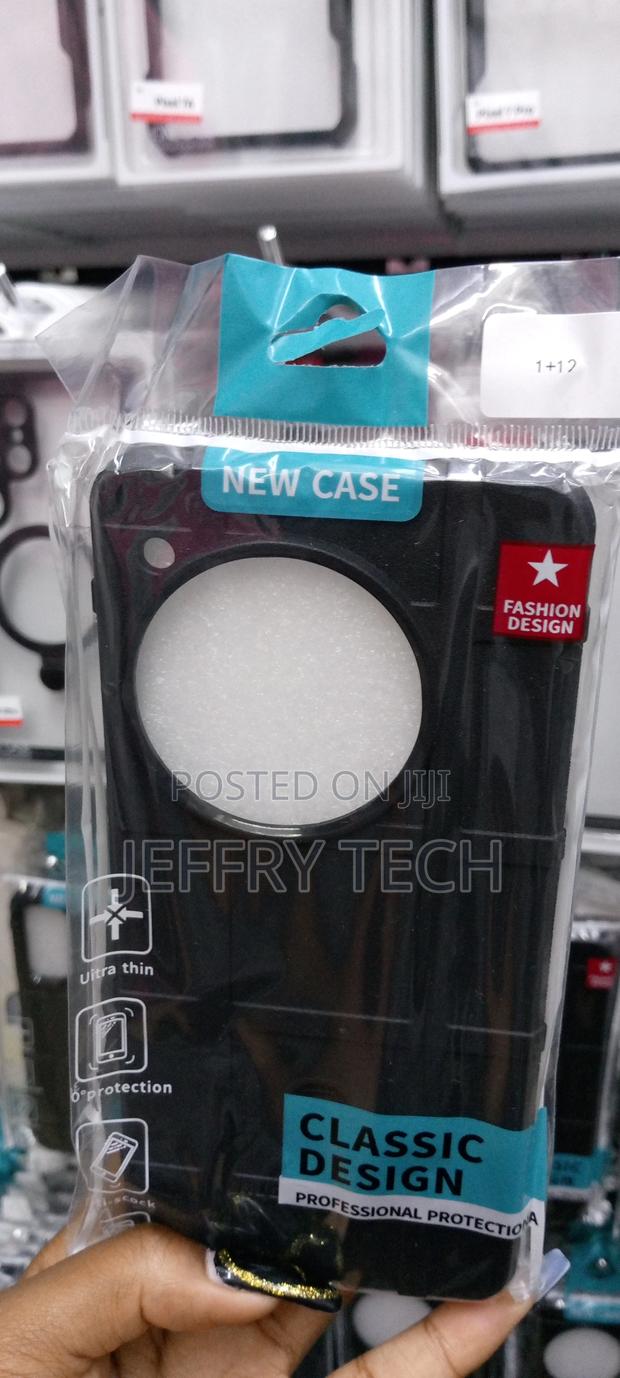 WERTOL Rugged Shield Case Oneplus 12 - Black Flexible TPU - main view