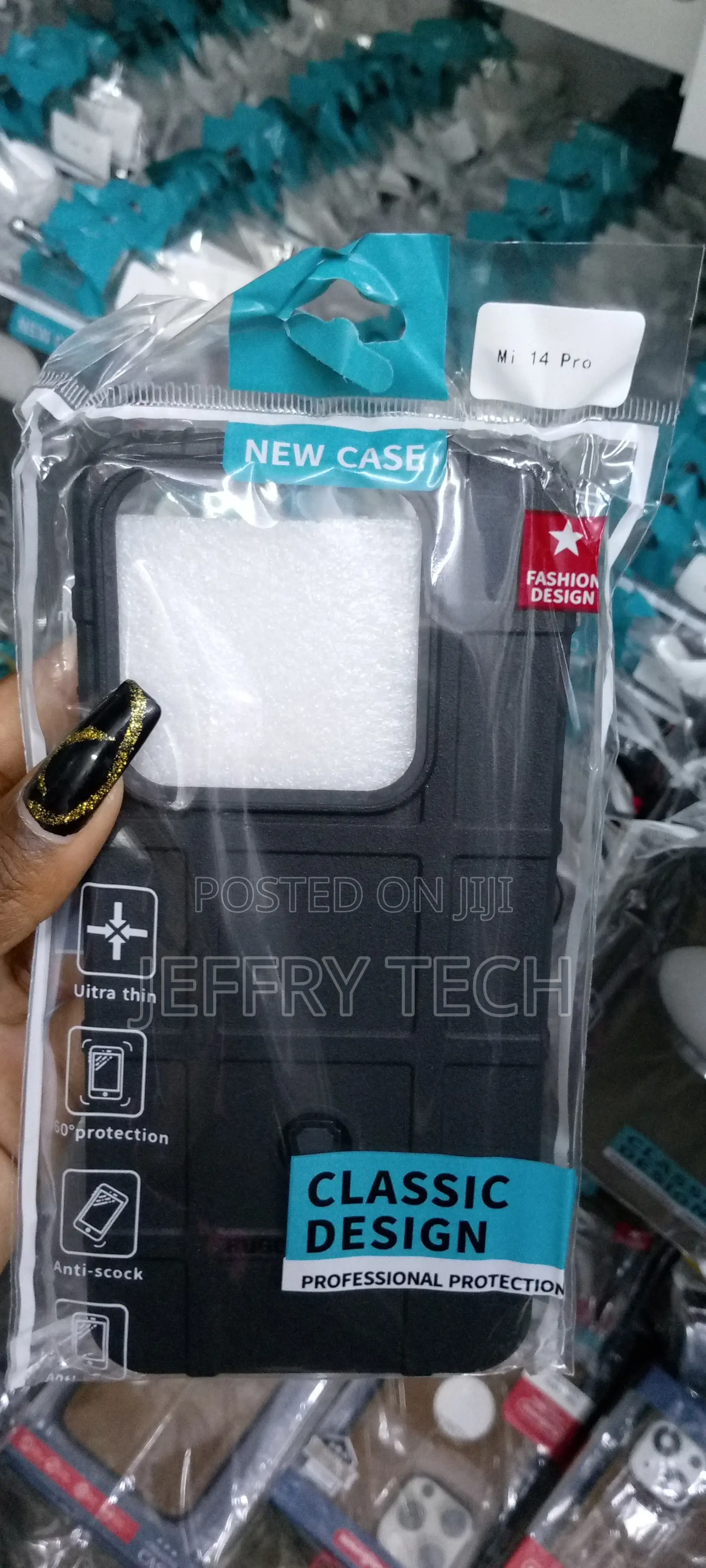Rugged Shield Shockproof Armor Case for Xiaomi 14pro AWEDI