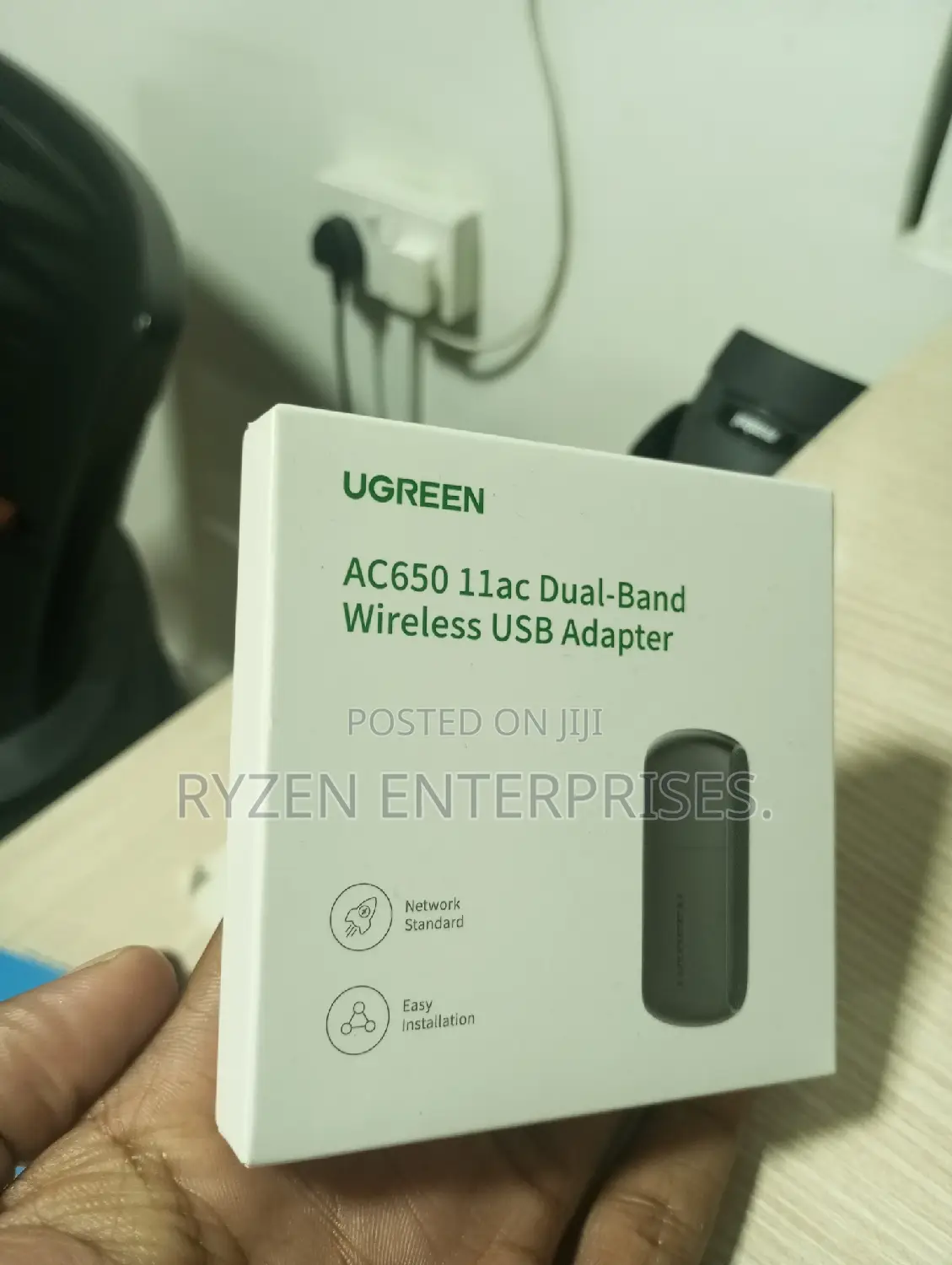 UGREEN AC650 11ac Dual-Band Wireless USB Adapter