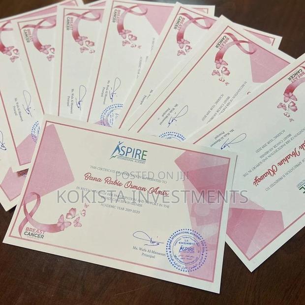 Staff Appreciation Certificates - thumbnail 2