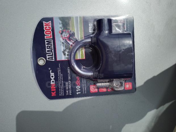 Multipurpose Alarm Padlocks in Black + Extra Batteries - main view