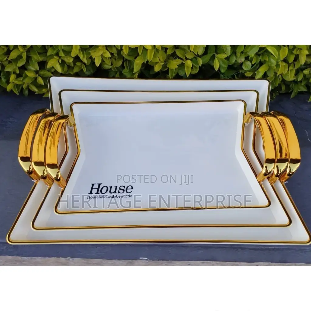 Tea Tray Set, House Tray.