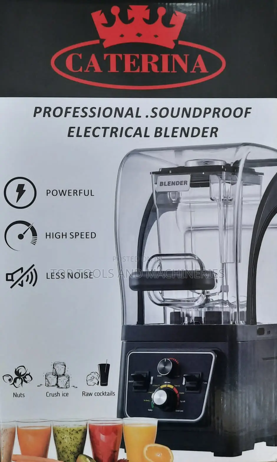 Caterina Commercial Blender1600w1.6ltrs Jar,Preset Program in Nairobi