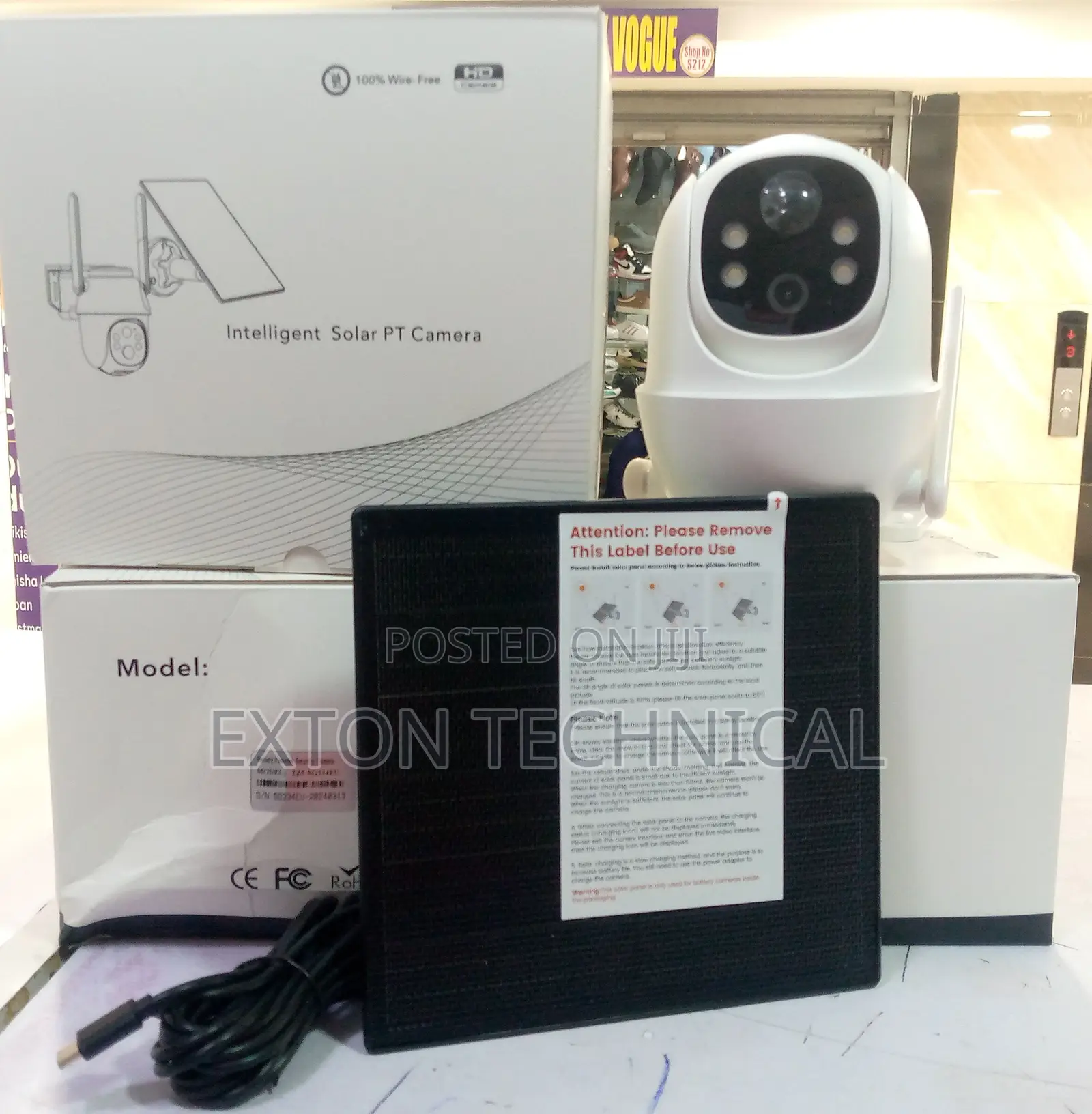 Ubox Mini Solar PTZ Camera 4G