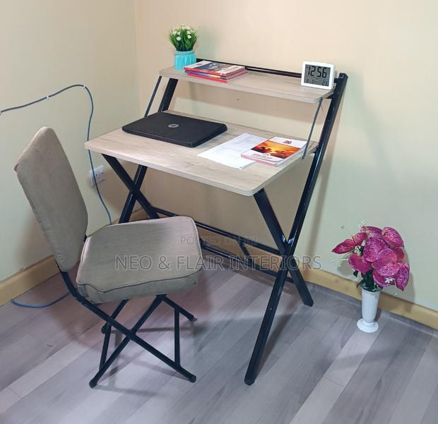 Office Desk and Chairs (Foldable)