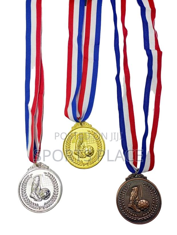 Award Medals Gold, Silver and Bronze - main view
