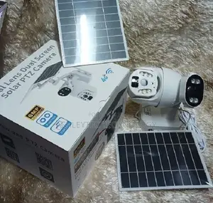 6MP Dual Screen Solar Panel CCTV Camera 4G Sim Card Ubox