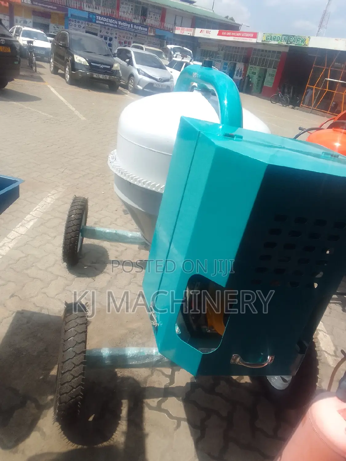 Concrete Mixer 400l Diesel Aircooled Engine.