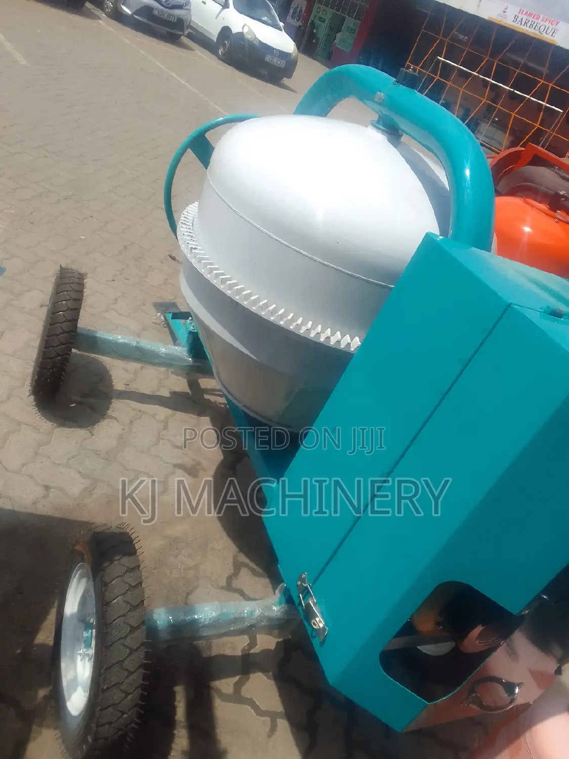 Concrete Mixer 400l Diesel Aircooled Engine.