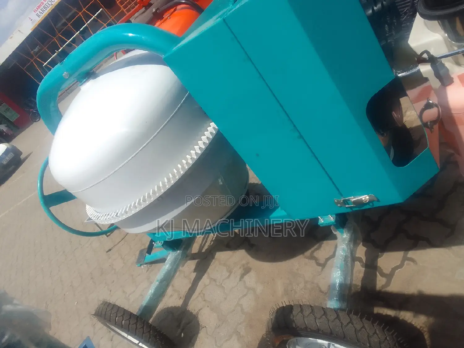Cement Mixer Diesel Powered 400l Capacity.