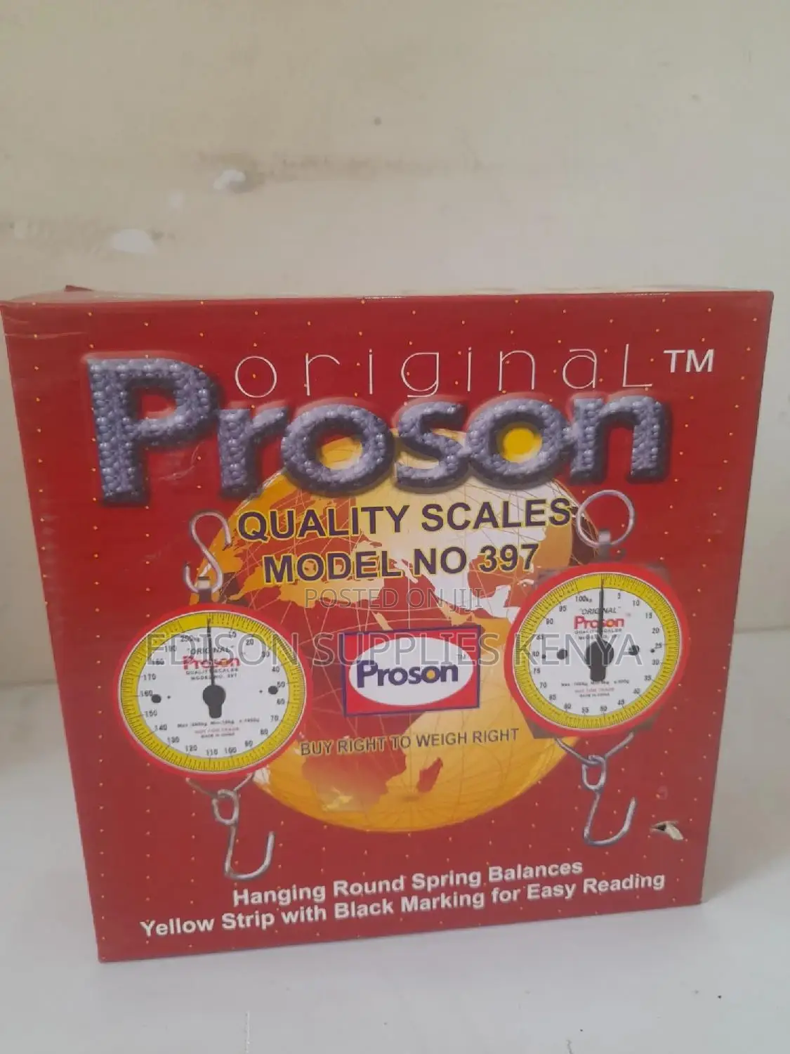 Hanging Scale Dial Spring Balance 100kg Weighing Scale
