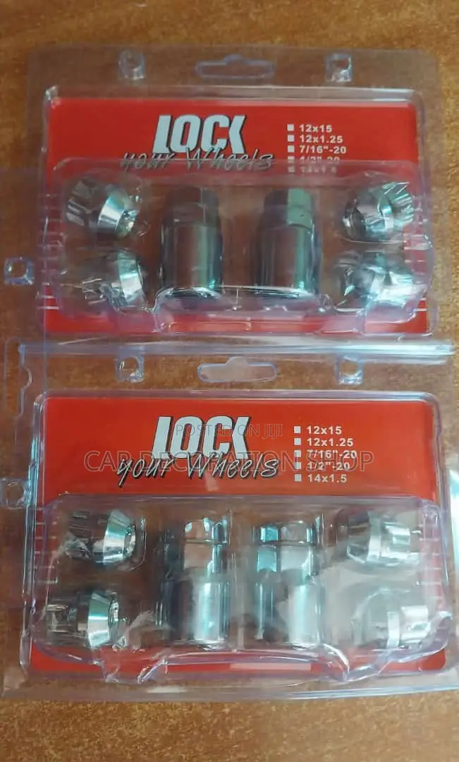 Different Cars Rim Lock Nuts With Special 2pcs Key Nut Lock