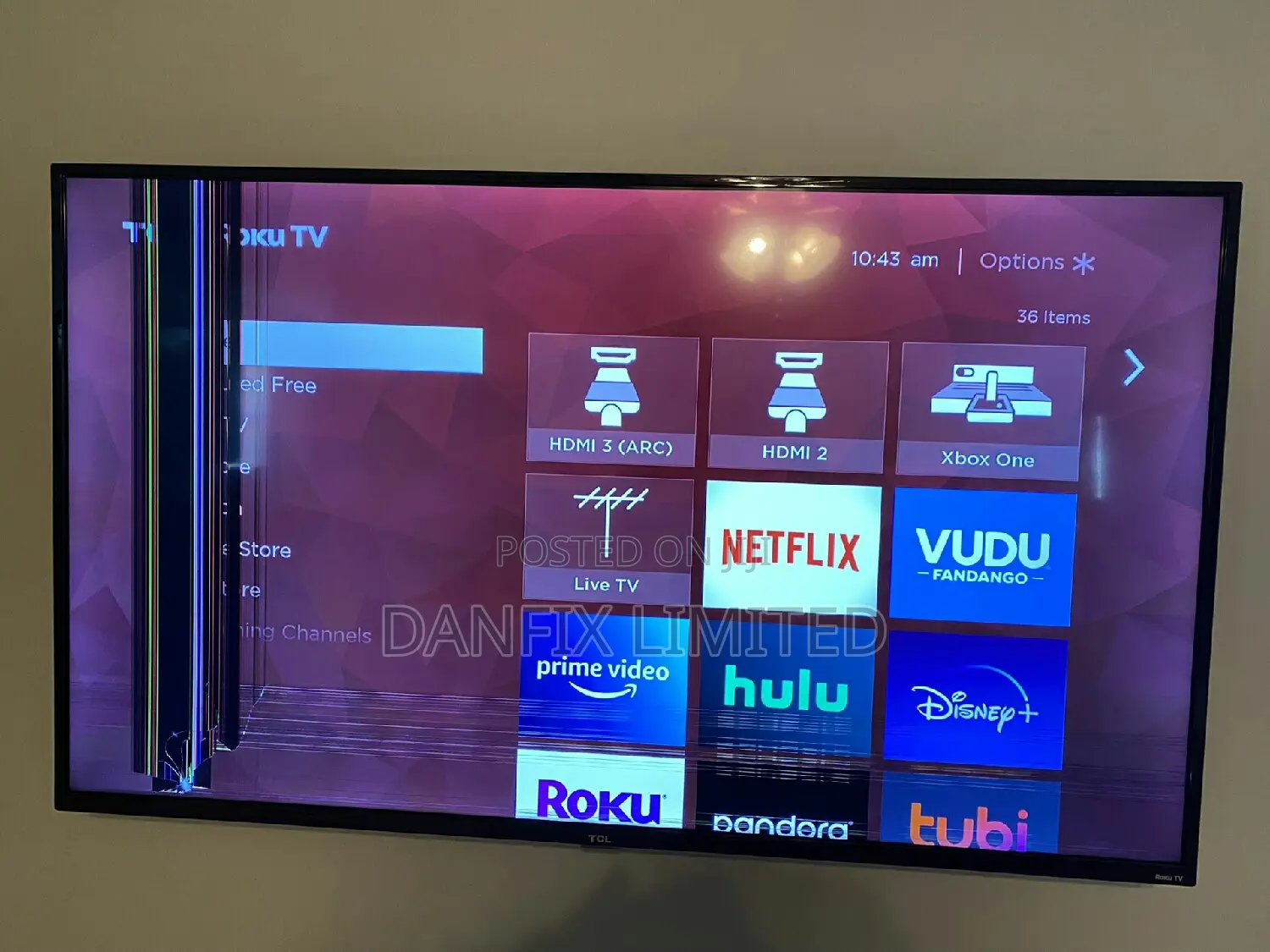 Get Your TV Repaired(Vertical/Horizontal Lines Display