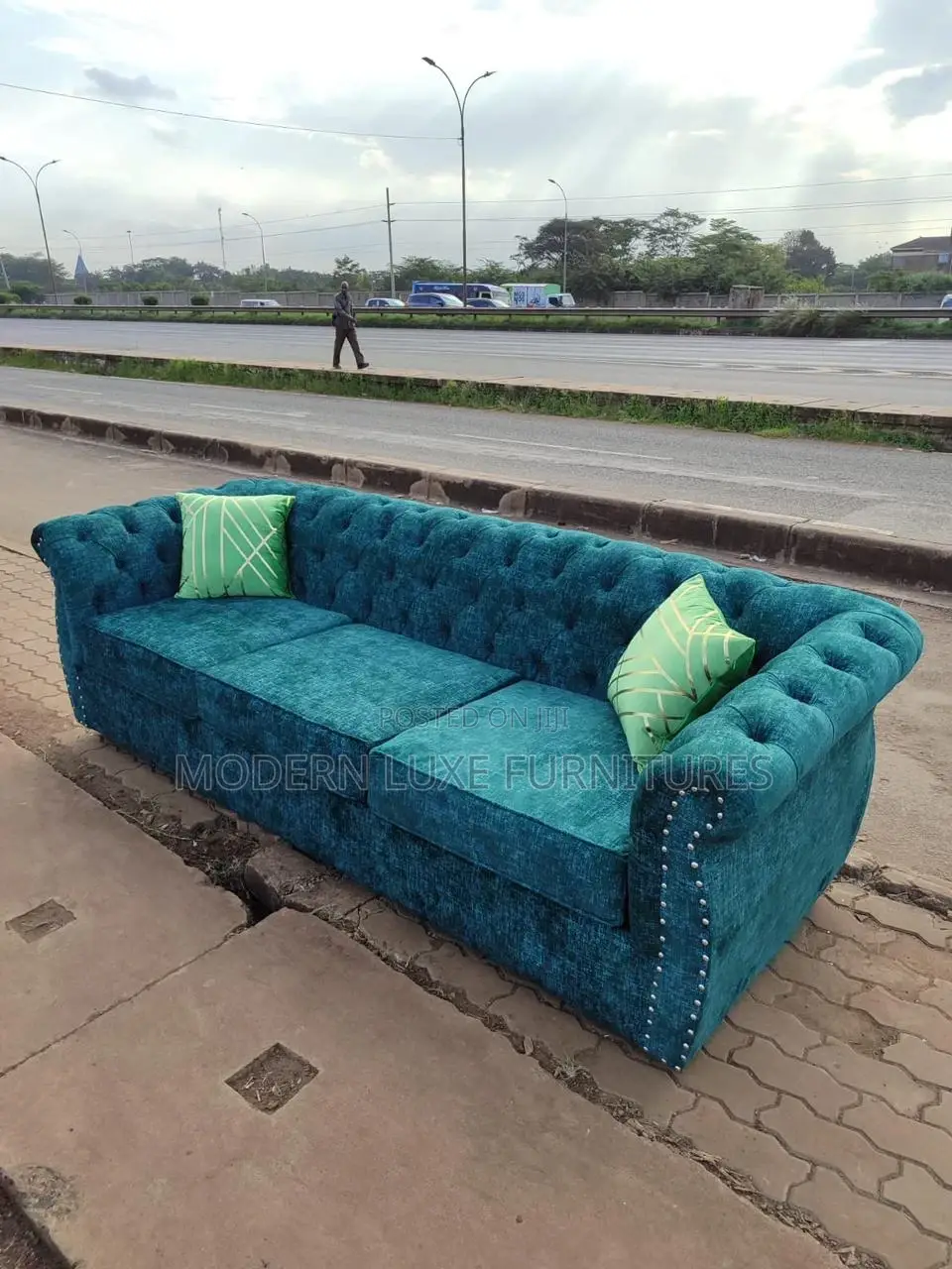 Modern 3 Seater Chester Sofa/Seat
