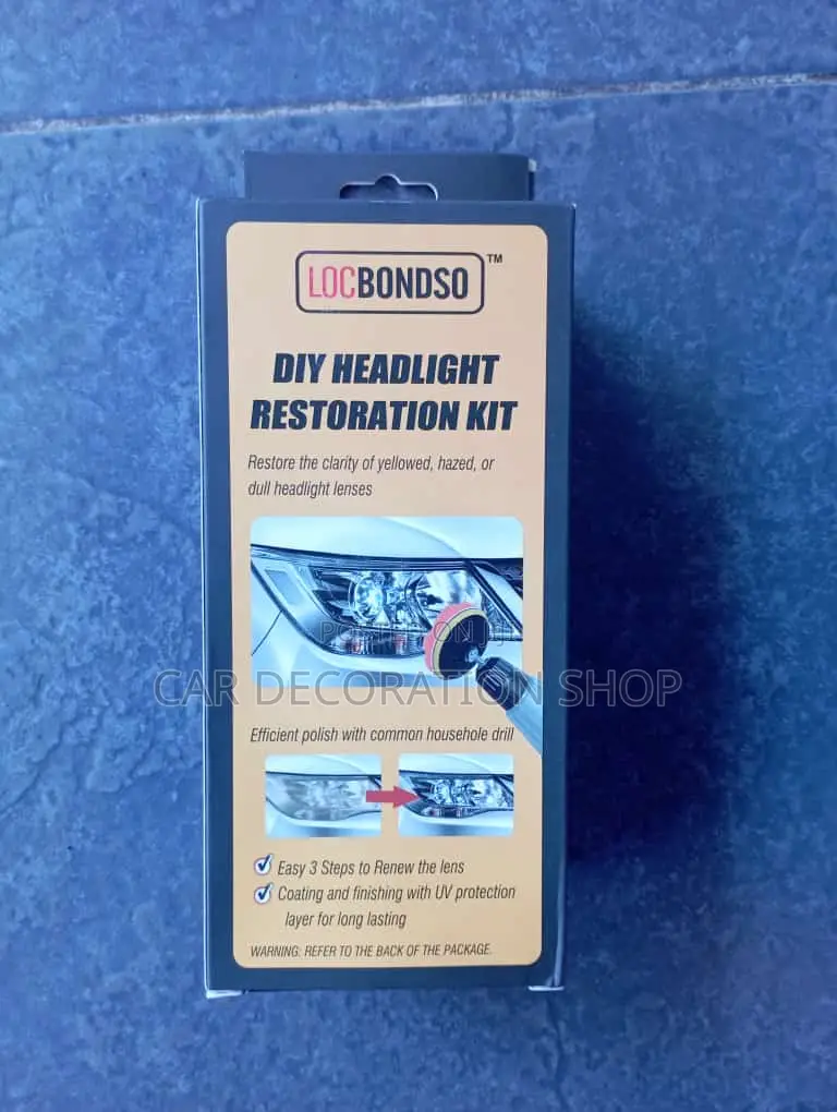 Mini Headlights Restoration Kit Cleaner