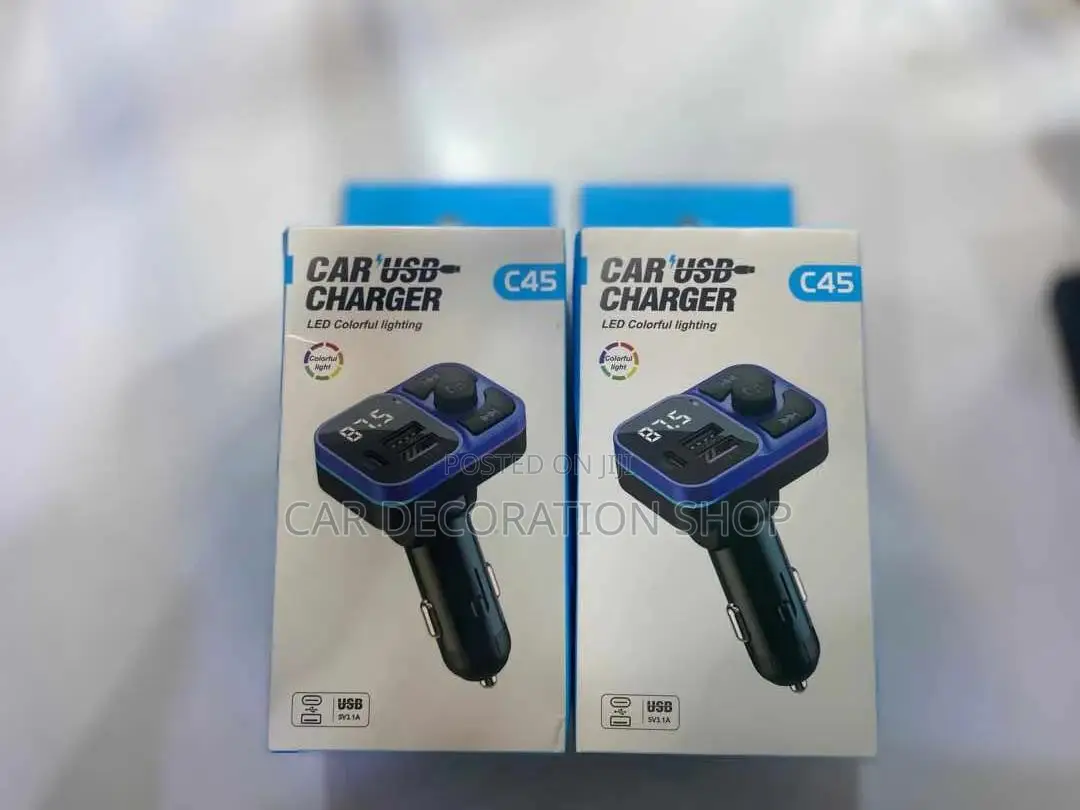 Bluetooth USB Cigarette. Charger With Bluetooth Modulator