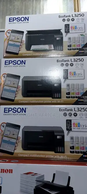 New Epson Eco Tank L3250, All in One, WIFI Connectivity