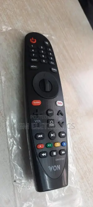 VON Smart TV Replacement Remote Control With Free Batteries