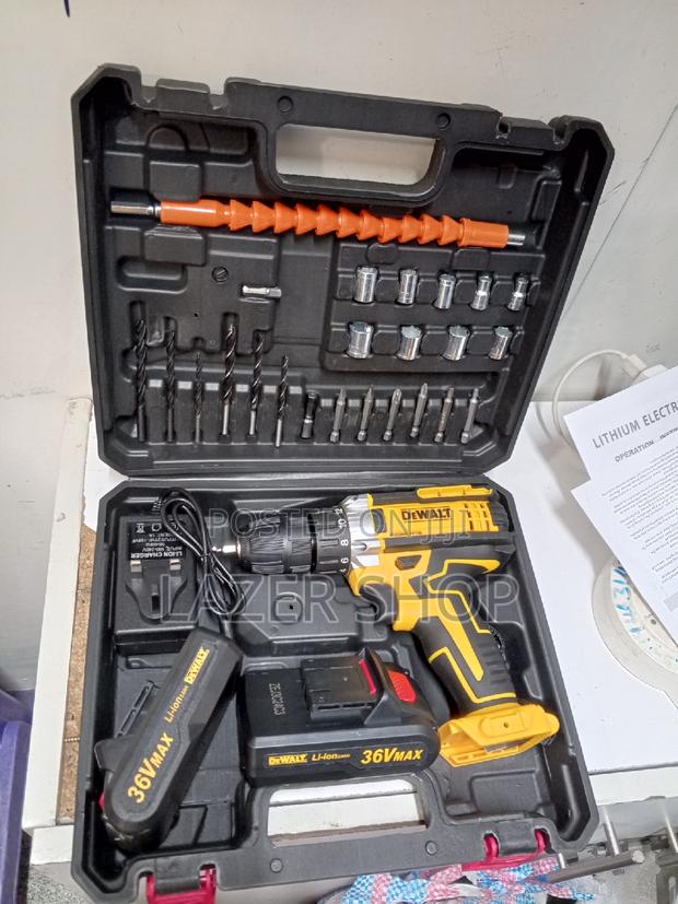 36v Cordless Drill, Dewalt - main view